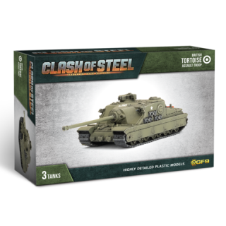 Clash of Steel - British: Tortoise Assault Tank Troop (x3 Plastic)