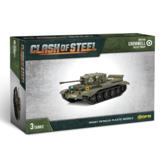Clash of Steel - British: Cromwell Recce Troop (x3 Plastic)