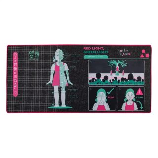 Squid Game - Desk Mat (80x35cm) - Young Hee Blue Print