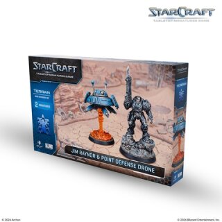 StarCraft® Terran Hero Expansion Set: Jim Raynor & Point Defense Drone