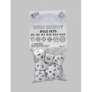Who Knew? Dice Set